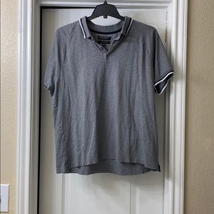 Banana Republic gray polo